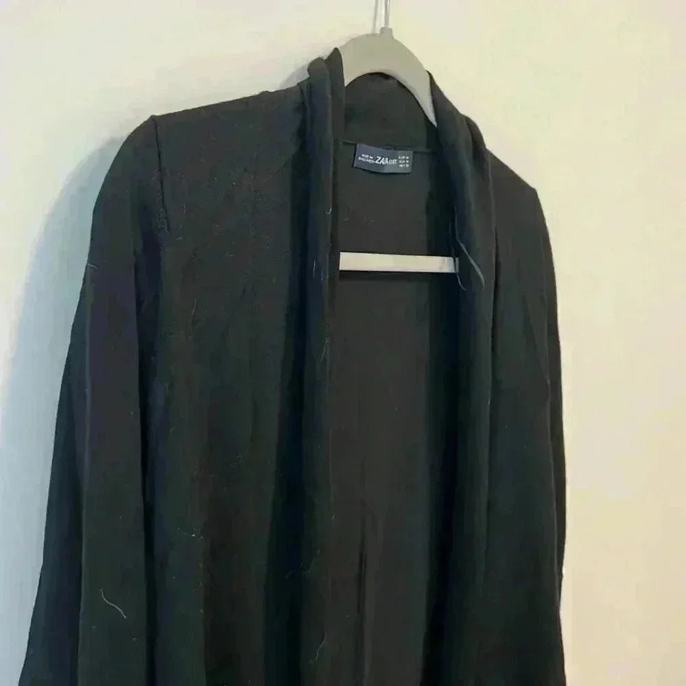 ZARA Black Cardigan - Medium
